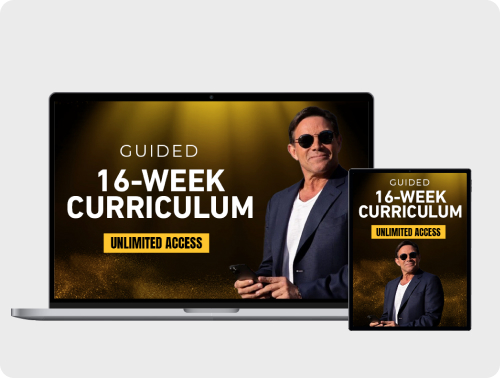 unlimited access to guided 16-week curriculum